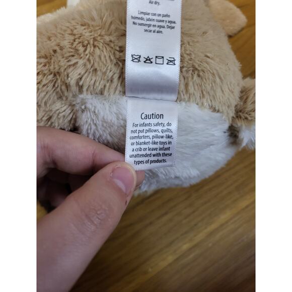 Rudolph the Red-Nosed Reindeer Clarice Plush Brown Sparkle Deer w/ Pink Dot Bow - Picture 8 of 9